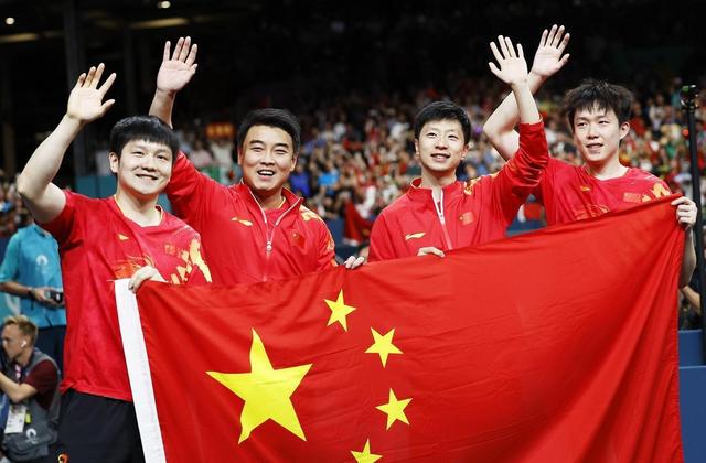 中国乒乓球队爆冷奥地利乒乓球队，马龙完成帽子戏法